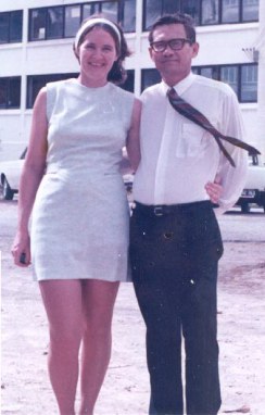  
1972, Port Moresby, Papua New Guinea, wedding day