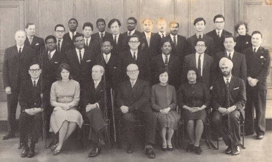 1964 London, UK, on completion of the Barrister's Post Final, 
Pratical Course, middle of middle row.