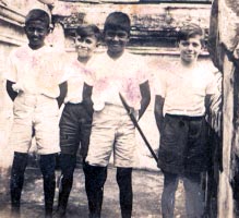 About 1937, Singapore, second on the left