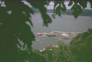 The Catalina (flying boat) Wharf as seen from Touaguba Hill