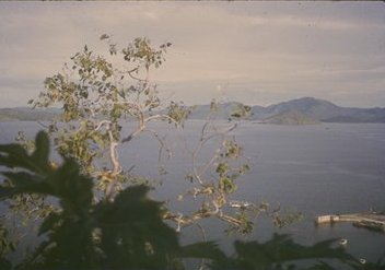 A view of Port Moresby Harbour from Touaguba Hill.